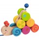 Transformable Wooden Rainbow Caterpillar Pull-Along Toy