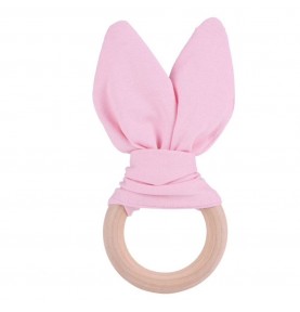 Montessori teething ring - Bunny Ears - Sensory learning and motor skills details