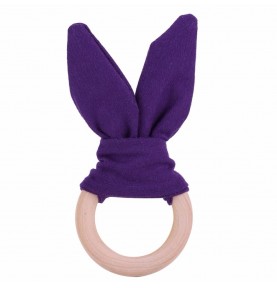 Montessori teething ring - Bunny Ears