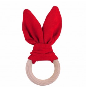 Montessori teething ring - Bunny Ears - Product in use view 9