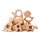 Beech Wood Animal Teething Ring