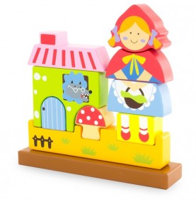 Magnetic Wooden Red Riding Hood Story Puzzle