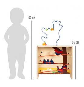 Deluxe Farm Wooden XL Activity Cube & Stool