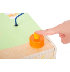 Deluxe Farm Wooden XL Activity Cube & Stool