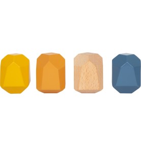 Wooden Stacking Balancing Stones - Natural River Rocks - In-Use Lifestyle View 7