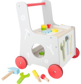Handyman Wooden Baby Walker & Tool Truck - Detailed View & Craftsmanship