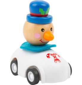 Festive Holiday Wooden Christmas Play Car - Elements & Play Details