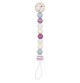 Scandinavian Violet & Grey Wooden Dummy Clip
