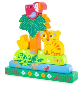 Magnetic Wooden Jungle Safari Jigsaw Puzzle