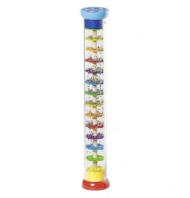 Wooden Rainmaker Sensory Sound Tube - Safari Adventure - In-Use Lifestyle View 8