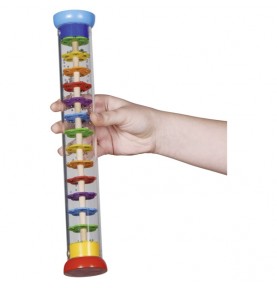 Wooden Rainmaker Sensory Sound Tube - Safari Adventure - Play & Product Overview