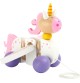 Wooden Pull-Along Unicorn Walking Companion Toy