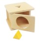 Montessori Triangle Shape Inset & Drop Box