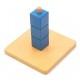 Montessori Vertical Dowel & Chunky Wooden Cubes