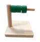 Montessori Horizontal Dowel & Chunky Wooden Discs
