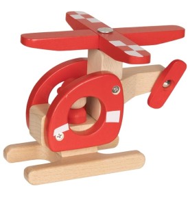 3D Wooden Helicopter Construction Kit