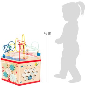 Deluxe XL Multi-Activity Cube & Sensory Motor Station - In-Use Lifestyle View 16