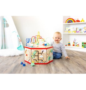 Deluxe XL Multi-Activity Cube & Sensory Motor Station - In-Use Lifestyle View 17