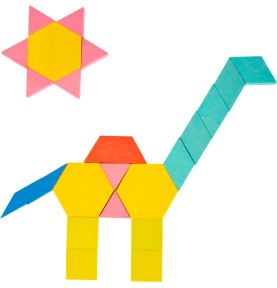 Montessori Big Wooden Tangram