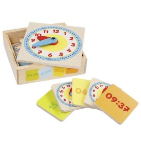 Montessori Wooden Time-Telling Learning Clock Box Set - Wooden Montessori Toy