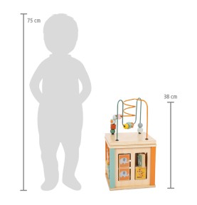 Safari Adventures Multi-Activity Play Cube - In-Use Lifestyle View 8
