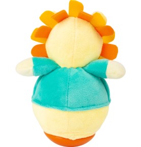 Lion Roly-Poly Wobbler Soft Cuddly Toy - Play Details & Elements