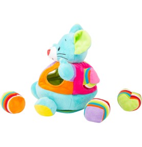 Fabric Mouse Stacking & Nesting Sensory Toy - Overview - Montessori Toy