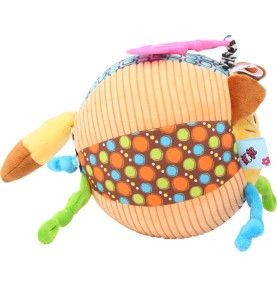 Cat Rattle & Soft Sensory Sound Ball - Overview - Montessori Toy