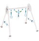 Blue Elephant Wooden Baby Activity Play Gym