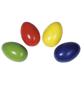 Montessori Wooden Sound Shaker Egg - White Note - Montessori Wooden Educational Toy