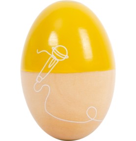 Montessori Wooden Sound Shaker Egg - White Note - In-Use Lifestyle View 9