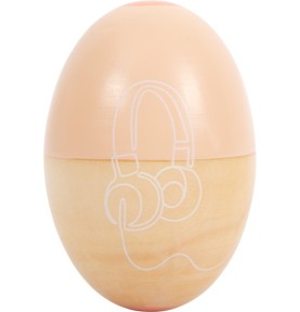 Montessori Wooden Sound Shaker Egg - White Note - In-Use Lifestyle View 11
