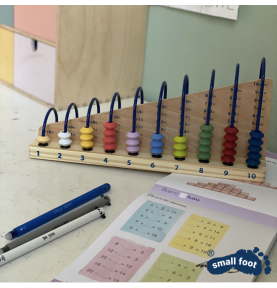 Horizontal abacus - Addition and Subtraction