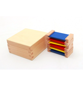 Montessori Colour Box 1 - Primary Colour Tablets - Overview of educational learning set