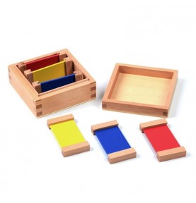Montessori Colour Box 1 - Primary Colour Tablets - Product in use view 6