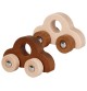 Small Natural Wood Play Car - Pure Beech Finish