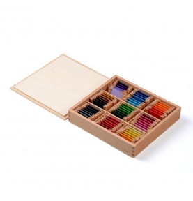 Montessori Colour Tablets Box - 63 Shades Chromatic Set - Sensory learning and motor skills details