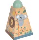 Safari Animals Wooden Stacking Pyramid Tower