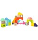 Colourful World Sensory Wooden Building Blocks - 50 Pieces
