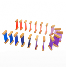 Montessori Colour Tablets Box - 63 Shades Chromatic Set - Product in use view 14