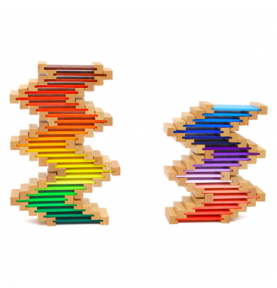 Montessori Colour Tablets Box - 63 Shades Chromatic Set - Product in use view 10