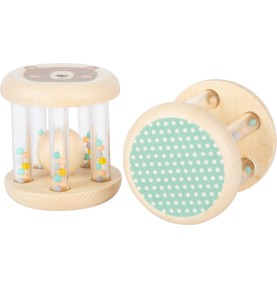 Pastel Animals Wooden Musical Rolling Drum & Chimes - In-Use Lifestyle View 6