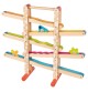 Giant Wooden Marble & Spinning Tops Ramp Slide