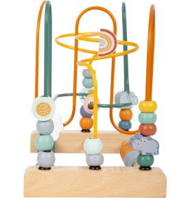 Safari Wooden Motor Skills Activity Bead Maze - Close-Up Quality & Finish