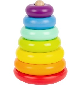 Montessori Wooden Rainbow Stacking Arches Toy - Wooden Montessori Toy