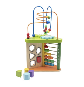 Wooden Multi-Activity Table - Farm Animal Discoveries - Montessori Educational Toy
