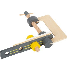 2-in-1 Wooden Tool Box & Mini Workbench Set - In-Use Perspective 3