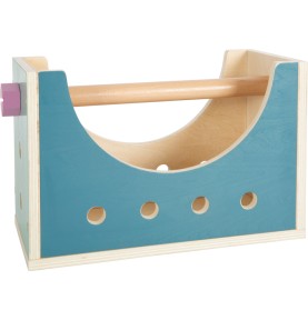 2-in-1 Wooden Tool Box & Mini Workbench - Pastel - In-Use Lifestyle View 8
