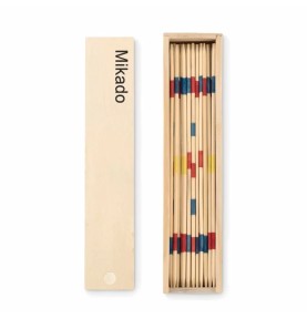 Classic Wooden Mikado Pick-Up Sticks Game - Wooden Montessori Toy