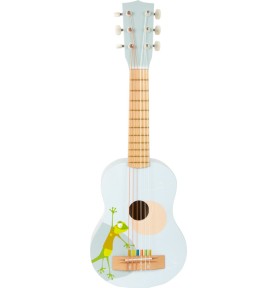 Children's Frog Wooden Toy Guitar - 63 cm - Full Set Overview